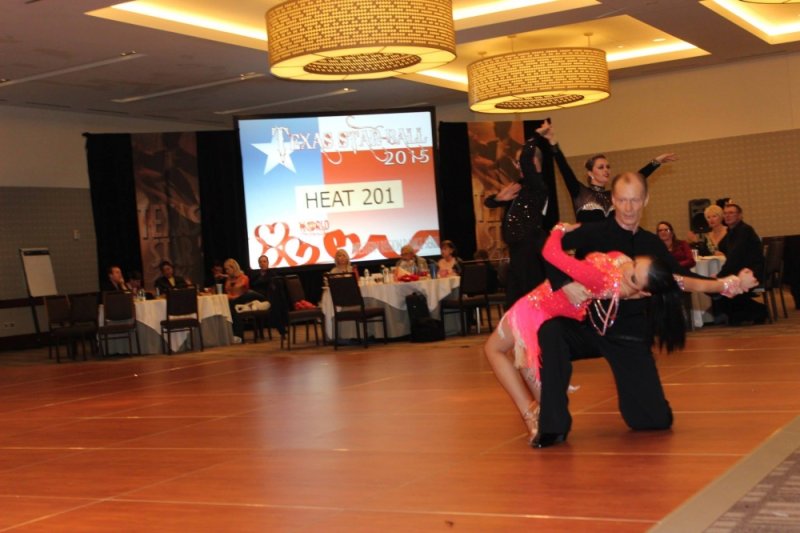 Ballroom Dancers showing skills