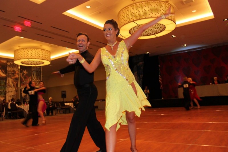 Couple at the Texas Star Ball Competition